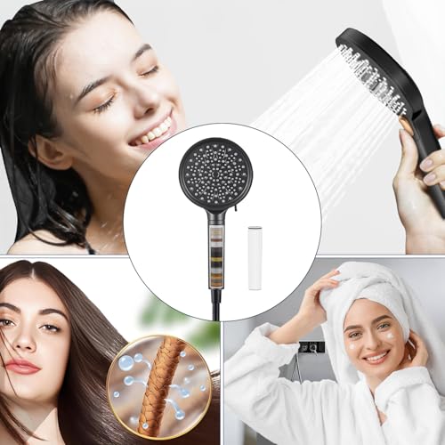 4 Pack Water Filter Compatible with Cobbe Handheld Shower Head. (2 Count)