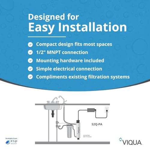 S2Q PA Home Stainless Steel Ultraviolet Water System