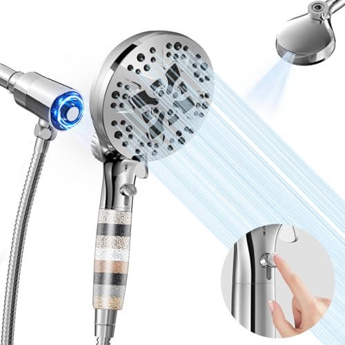 5" Filtered Handheld Shower Head with 10 Spray Modes