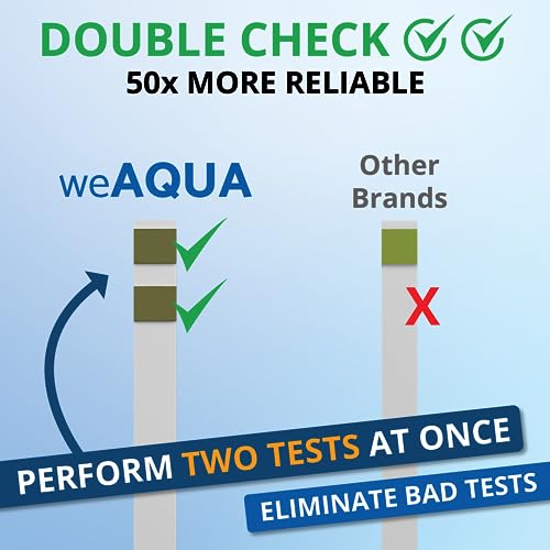 DoubleCheck Water Hardness Test Kit 200 Strips with Sample Cup (200 Count)
