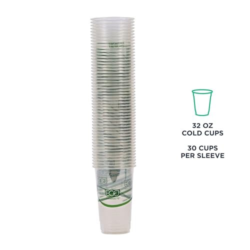 GreenStripe Clear Disposable Cold Cups (50 Count)