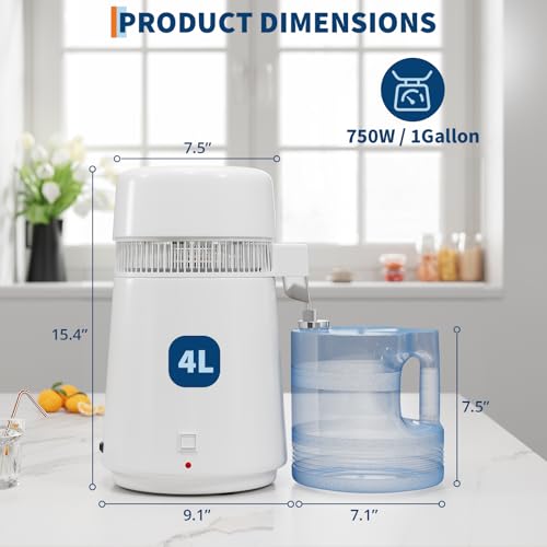 4L Countertop Water Distiller