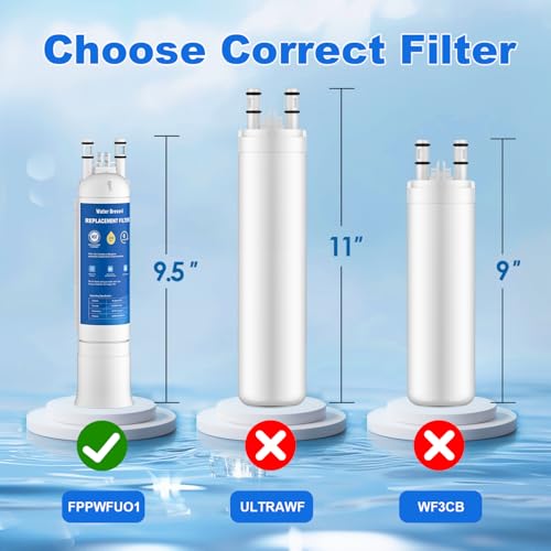 FPPWFU01 Water Filter Replacement Compatible with FPPWFU01