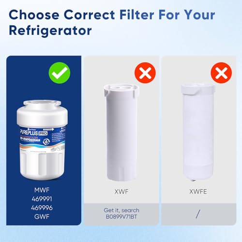 PRO Refrigerator Water Filter Replacement for HDX FMG (3 Count)