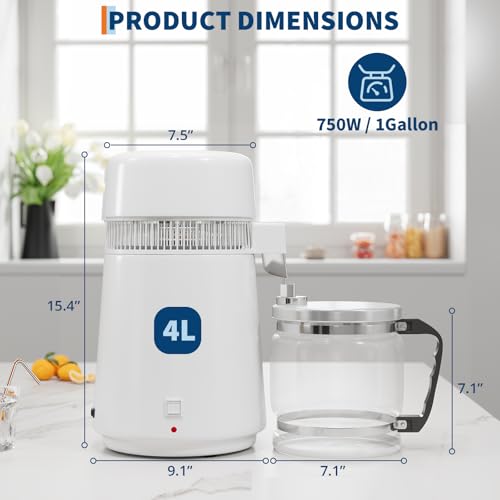 4L Countertop Water Distiller