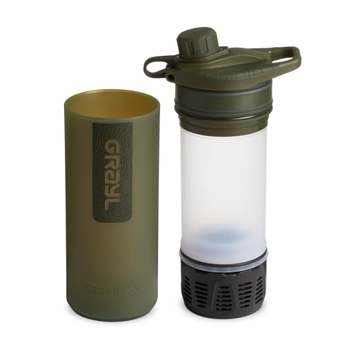 GeoPress 24 oz Water Purifier & Water Filter Bottle