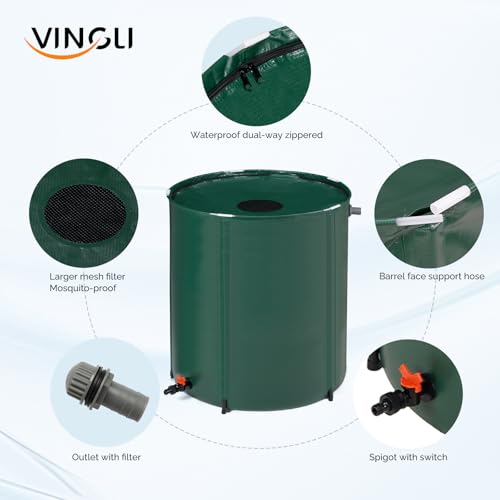 50 Gallon Collapsible Rain Barrel