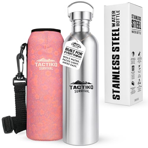 Tactiko Stainless Steel Wide Mouth Water Bottle