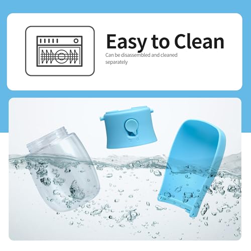Portable Dog Water Bottle 10oz Blue