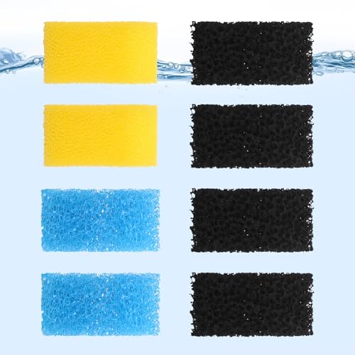 Aquarium Filter Replacement Sponge (8 Count)