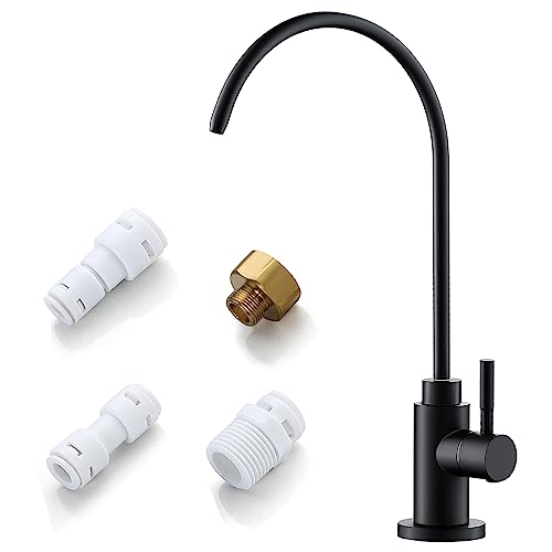 Reverse Osmosis Faucet Fits Most RO Units or Water Filtration System Stainless Steel Drinking Water Faucet for Bar
