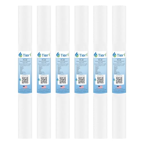5 Micron 2.5" × 20" Sediment Water Filter (6 Count)