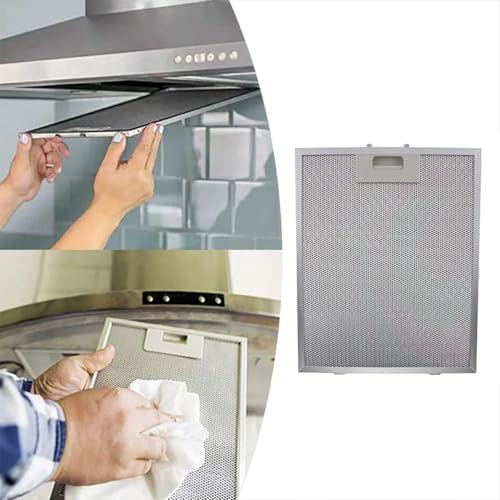 2pcs 12.63X10.23inchs Range Hood Filter Grease Filter Extractor Ventilation Aluminium Aspirator filter Mesh 320x260x9mm (2 Count)