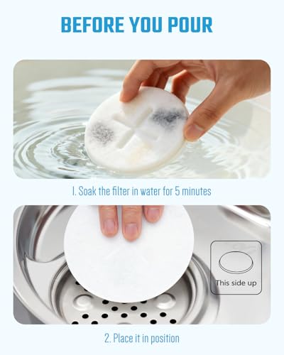 Dog Water Fountain Replacement Filters for WF02