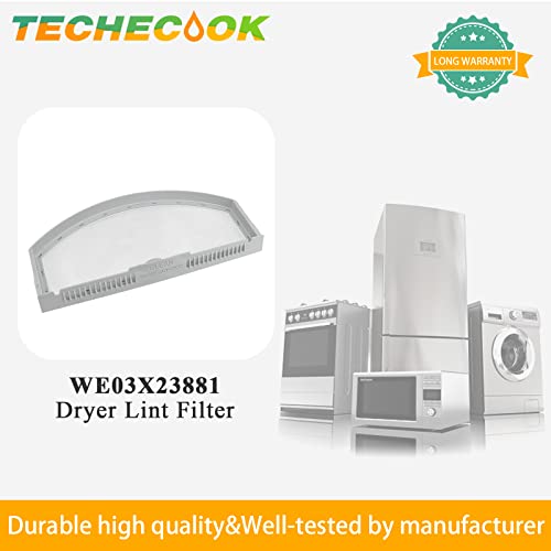 Upgraded WE03X23881 Dryer Lint Trap Screen Filter Replacement for GE Hotpoint Dryers GTD42EASJ2WW GTD33EASK0WW GTX22EASK0WW GTD65EBSJ3WS GTD42GASJ2WW GTD45EASJ2WS