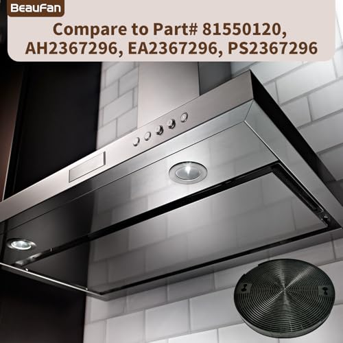 2 Pack W10272068 Filters Compatible with KitchenAid 30" & 36" & 42" Range Hood Models (2 Count)