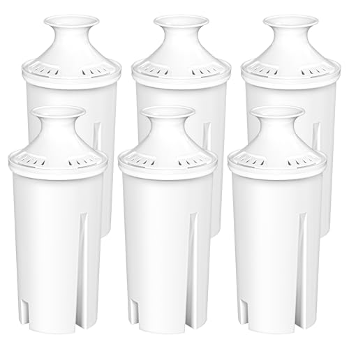 6 Pack Replacements for Brita Water Filter (6 Count)