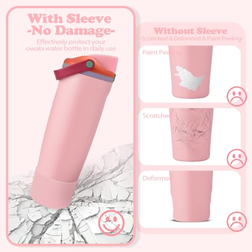 Silicone Boot for Owala 30oz & 40oz FreeSip Sway Bottles & Tumblers
