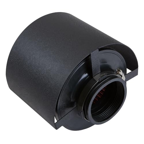 Universal Steel Air Filter Heat Shield Cover Burning Air Intake Filter Cover for 2.5