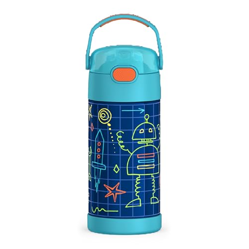 FUNTAINER Water Bottle with Straw
