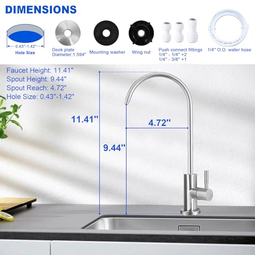 Long Stem Drinking Water Faucet