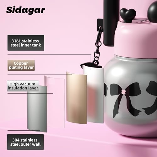 22 oz Tote Insulated Water Bottle with Handle