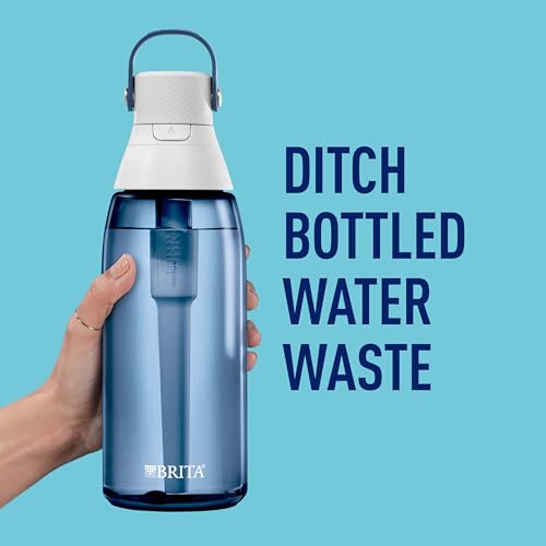 Hard Sided Plastic Premium Filtering Water Bottle