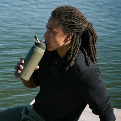 FreeSip Stainless Steel Water Bottle 32 oz Off Road