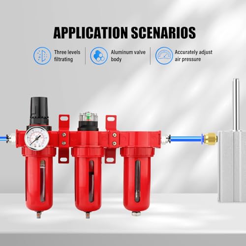 MEANLIN 3 8" NPT 3 Stage Aluminium Air Drying System