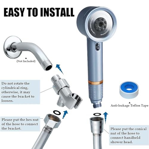 High Pressure Shower Head with Handheld