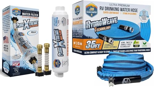 RV Drinking Water Hose & Water Filter Bundle (2 Count)
