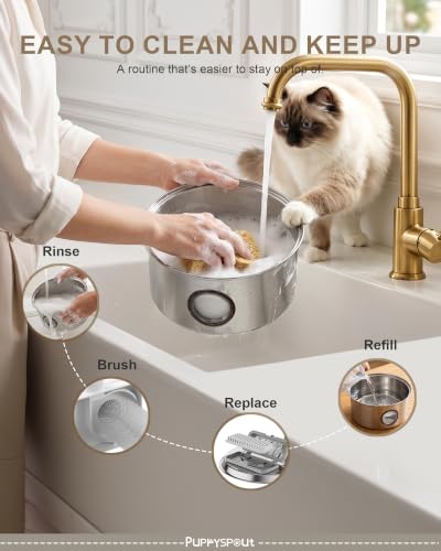 Cat Water Fountain Stainless Steel