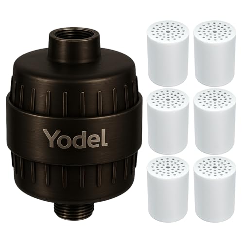 Oil Rubbed Bronze Shower Filter with 6 Cartridge (6 Count)