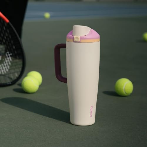 FreeSip Tumbler Insulated Stainless Steel Water Bottle with Built