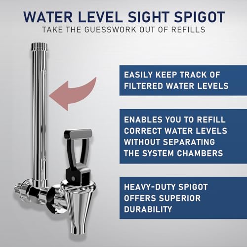 USWF Gravity Fed Water Filter System