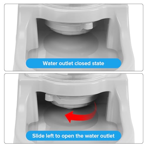 9.5L Dog Feeder and Water Bowl Set for Dog