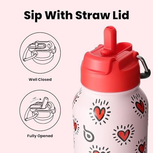 32oz Insulated Water Bottle with Pill Box