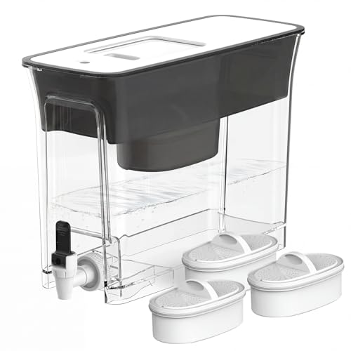 WFD 40L Water Filter Dispenser with 3 Filters