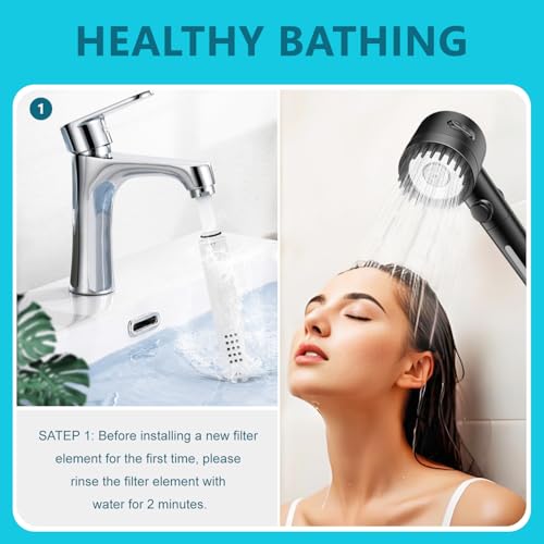 Replacement Shower Filter Cartridge for Vatex DY4YH Handheld Shower Head