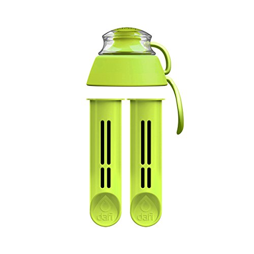 Water Bottle Filters and Cap Replacements Green (2 Count)