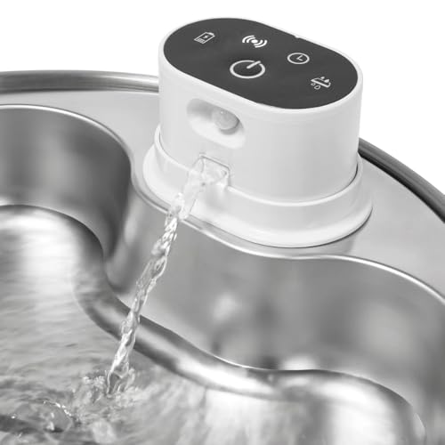 8 Liter Stainless Steel Dog Water Fountain