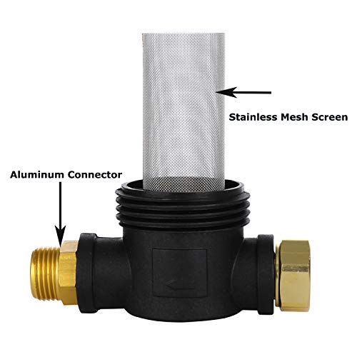 Garden Hose Filter for Pressure Washer Inlet Water