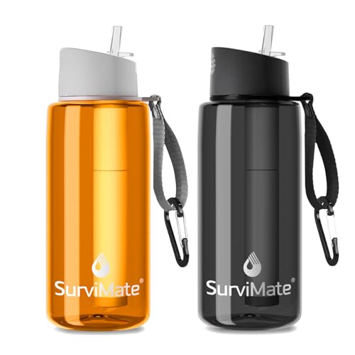 Purified Water Bottle for Camping (2 Count)