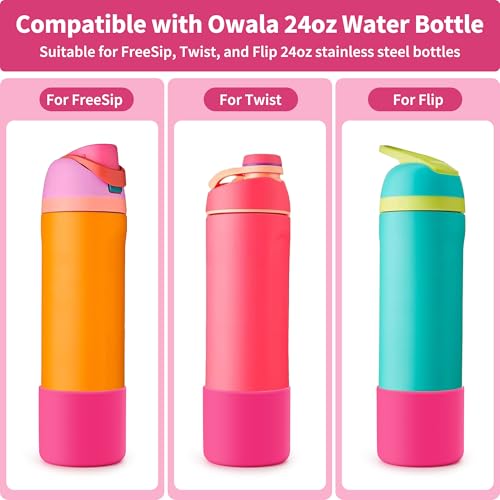 Silicone Boot for Owala 24 oz FreeSip & Flip Bottle