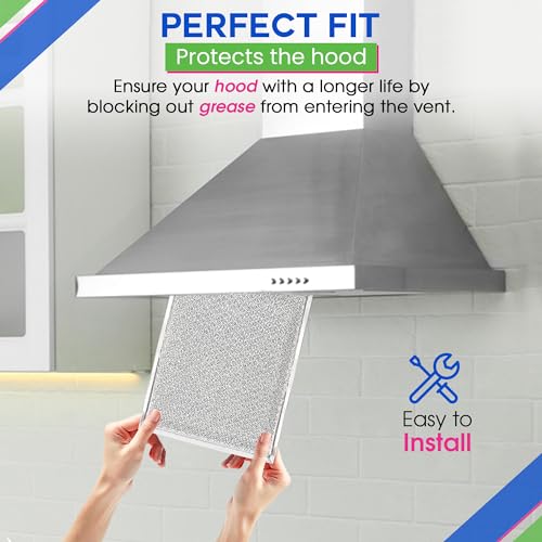 Stove Vent Filter 8x9.5" BP55 Fits Nutone & Broan Range Hood Filter (2 Count)