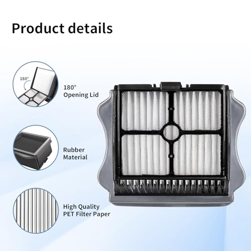 Replacement Vacuum Filters for Tineco S3 & S5 Wet (4 Count)