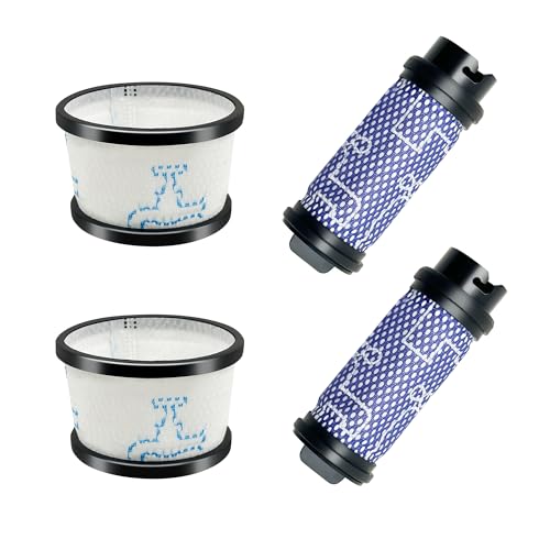 Smilefil Primary Filter and Secondary Filter Replacement Filter Kit Accessories Compatible with Inse N5 S6 S6P S600 Cordless Vacuum Cleaner (8 Count)