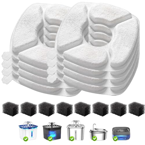 16 Pcs Cat Water Fountain Replacement Filters (16 Count)