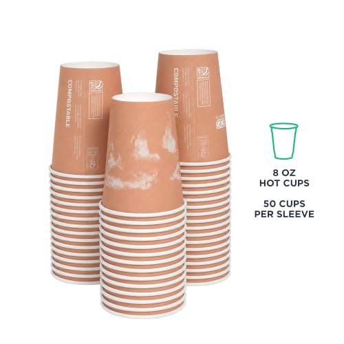 World Art Disposable Coffee Cups (50 Count)