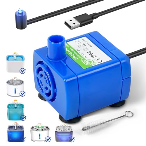 IP68 DR DC160 Submersible Water Pump Cat Water Fountain Pump for Tritone Ceramic